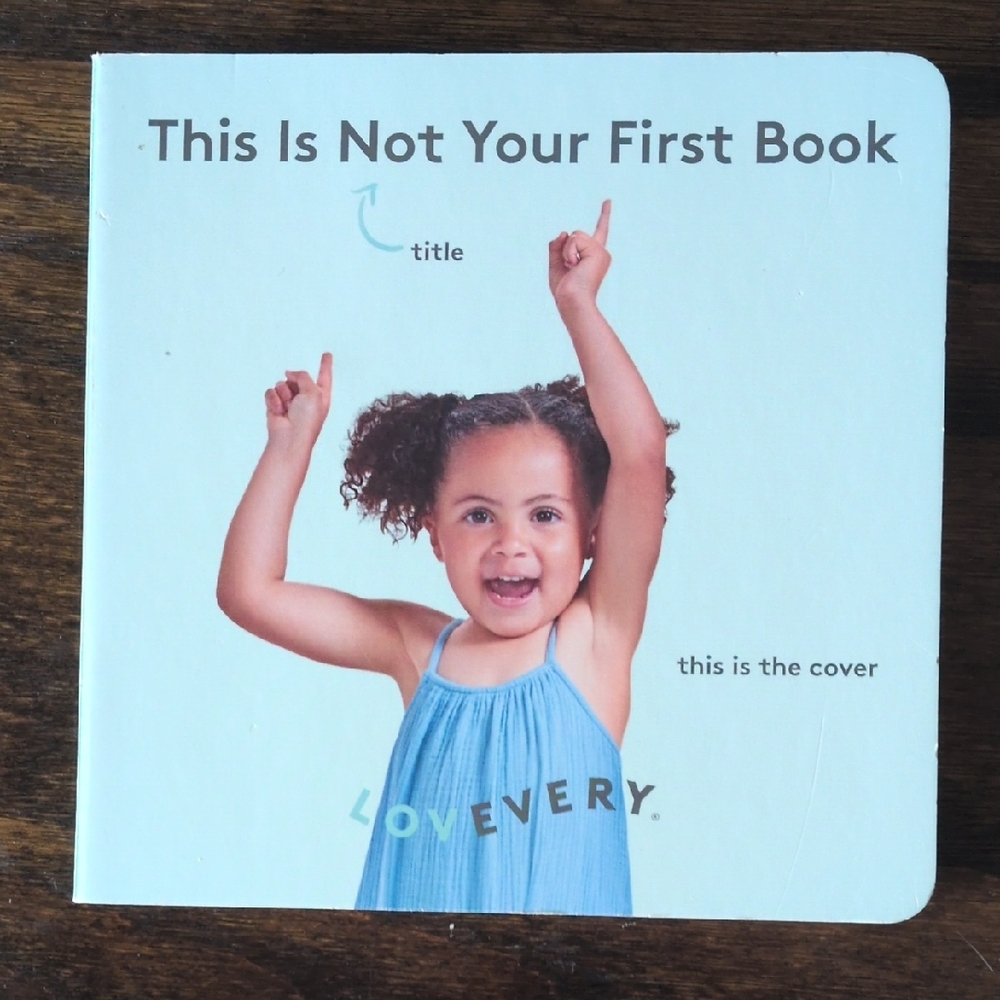 Lovevery This Is Not Your First Book - Light Blue Cover